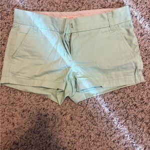J. Crew Green High Waist Shorts